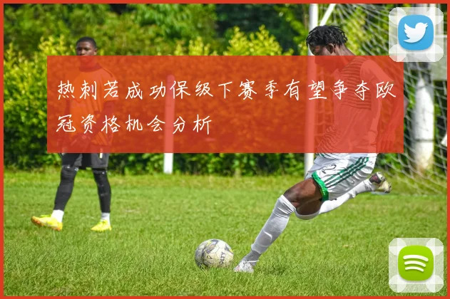热刺若成功保级下赛季有望争夺欧冠资格机会分析